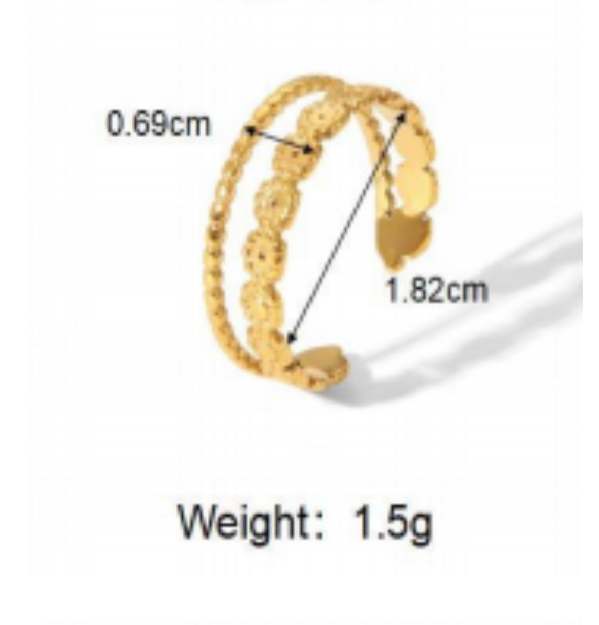 Classic american style ring