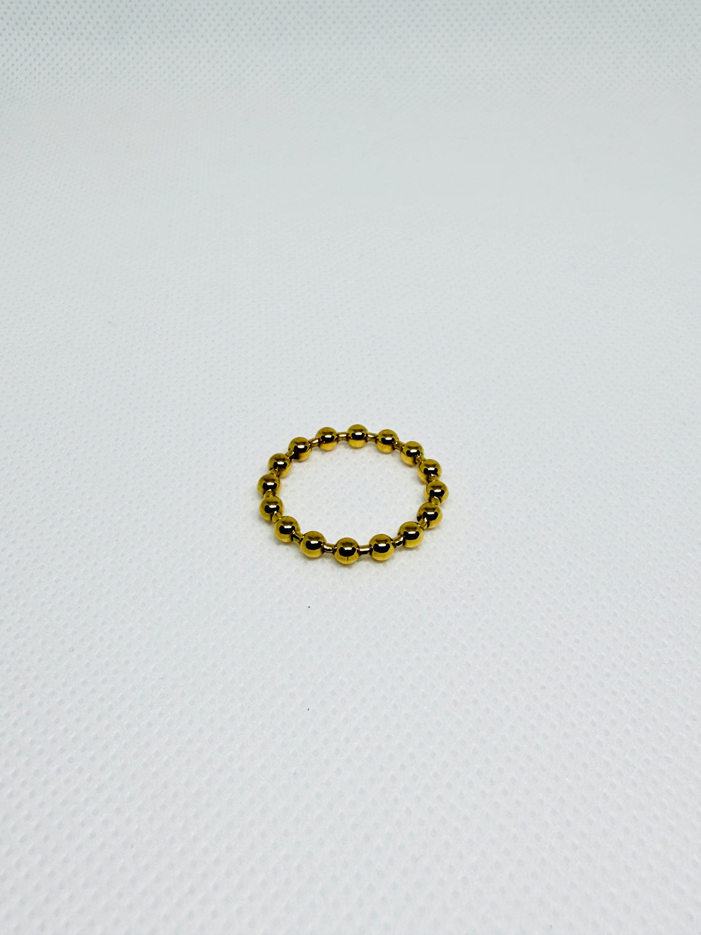 Minimalist bead ring