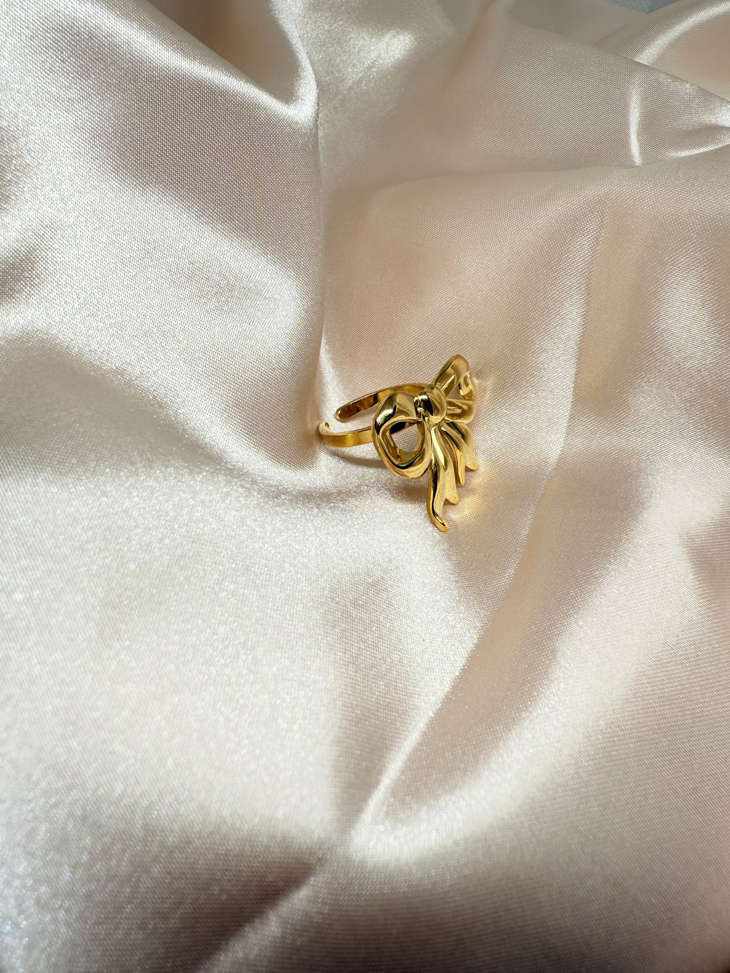 Bowknot Stacking open ring