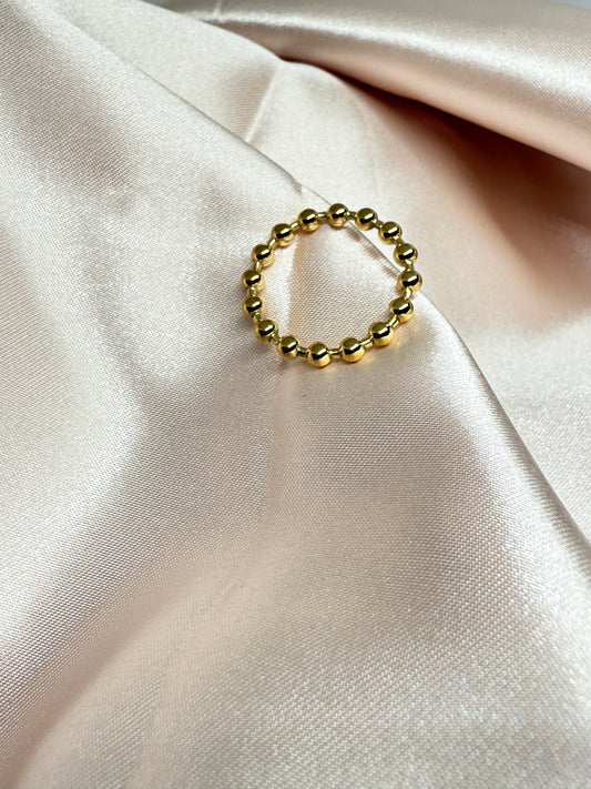 Minimalist bead ring