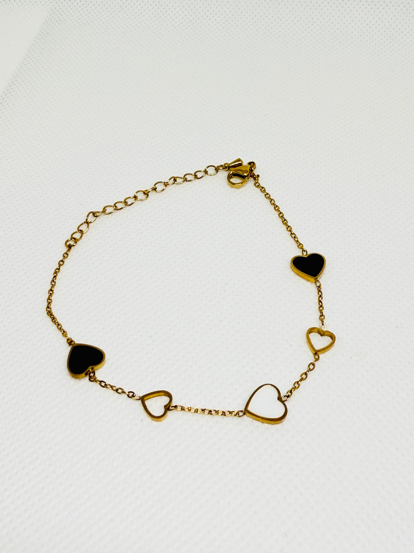 Five hearts bracelet