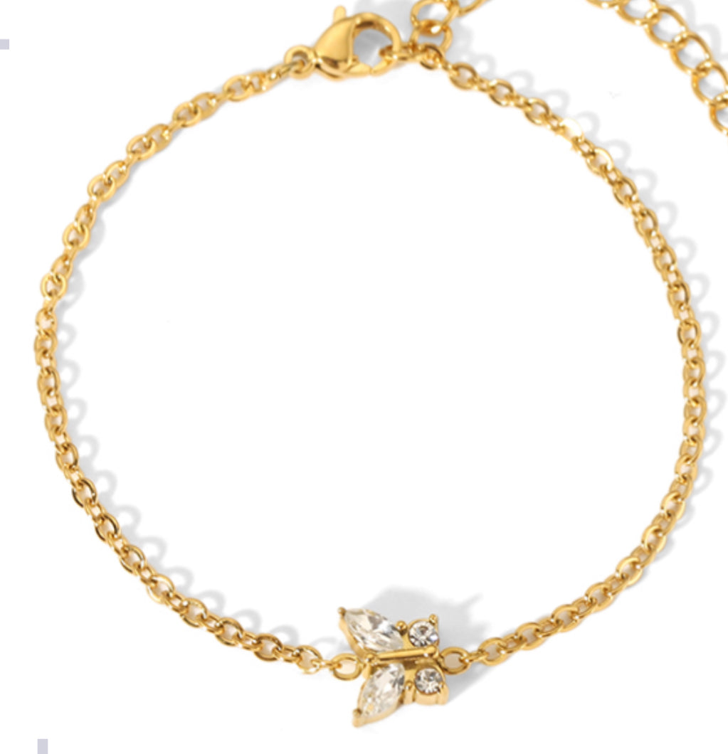 Small butterfly bracelet