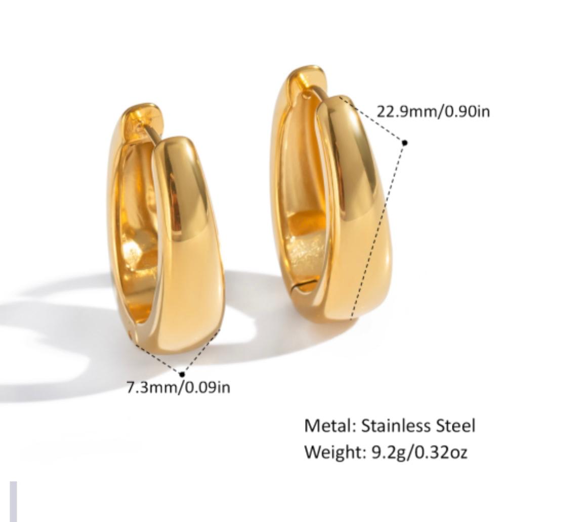 Teardrop hoops